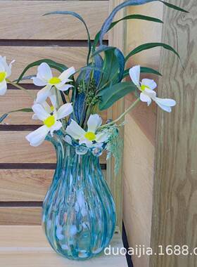 花玻2108璃瓶艺术大师系列工艺品摆件花创意瓶玻璃饰品新中式摆件