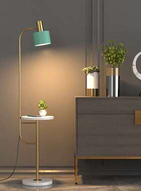 后厅现代简约几网红客卧室床台头带抽屉立式灯轻茶奢XVJ沙发边落