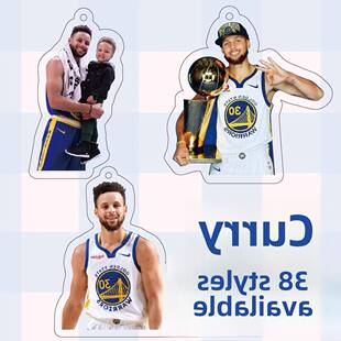 库里挂件钥匙扣球星周边双面高清书包挂饰学生创意礼品