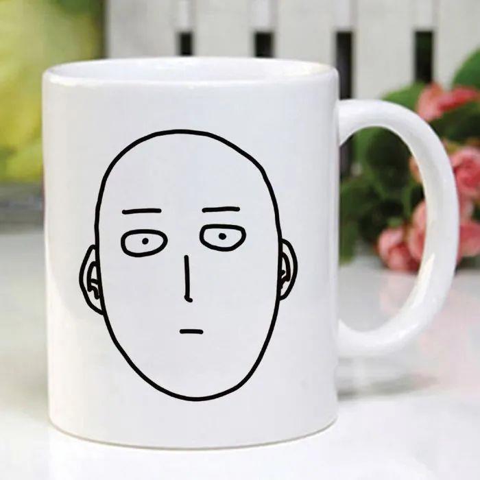 一拳超人周边马克杯水杯一击男琦玉老师陶瓷杯子动漫定制学生家用