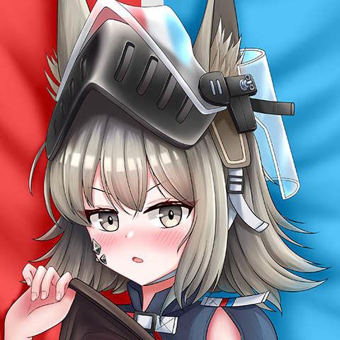 明日方舟灰毫抱枕 二次元萝莉周边动漫等身抱枕长条抱枕双面靠垫