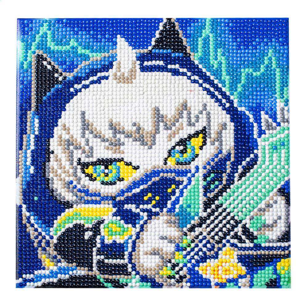 钻石画蛋仔实木绷框材料包工具儿童DIY手工粘贴钻石画满钻钻石画