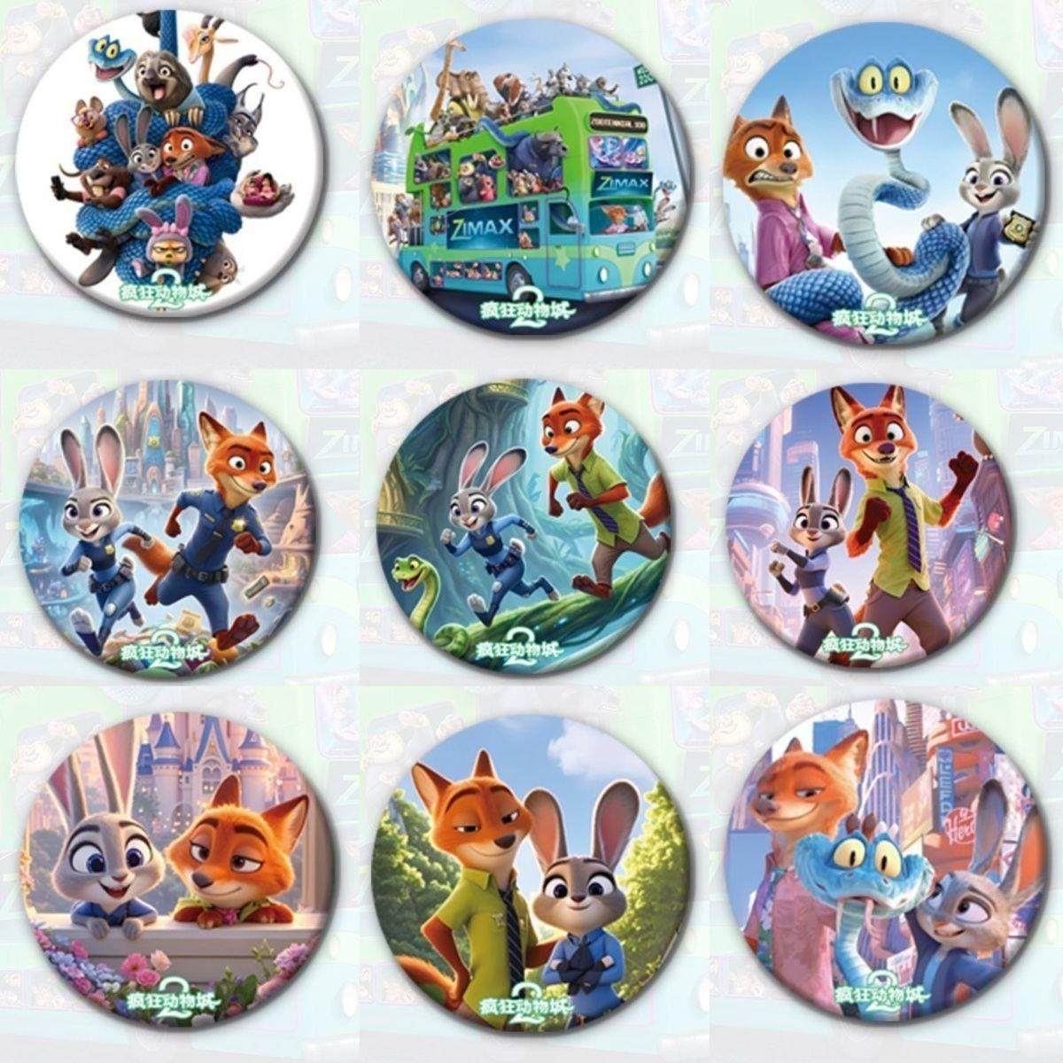 疯狂动物城周边徽章朱迪兔子警官狐尼克别针吧唧谷子胸针礼物挂件,模玩/动漫/周边/娃圈三坑/桌游,动漫徽章/立牌,淘宝优惠券,粉丝福利购,淘宝优惠卷