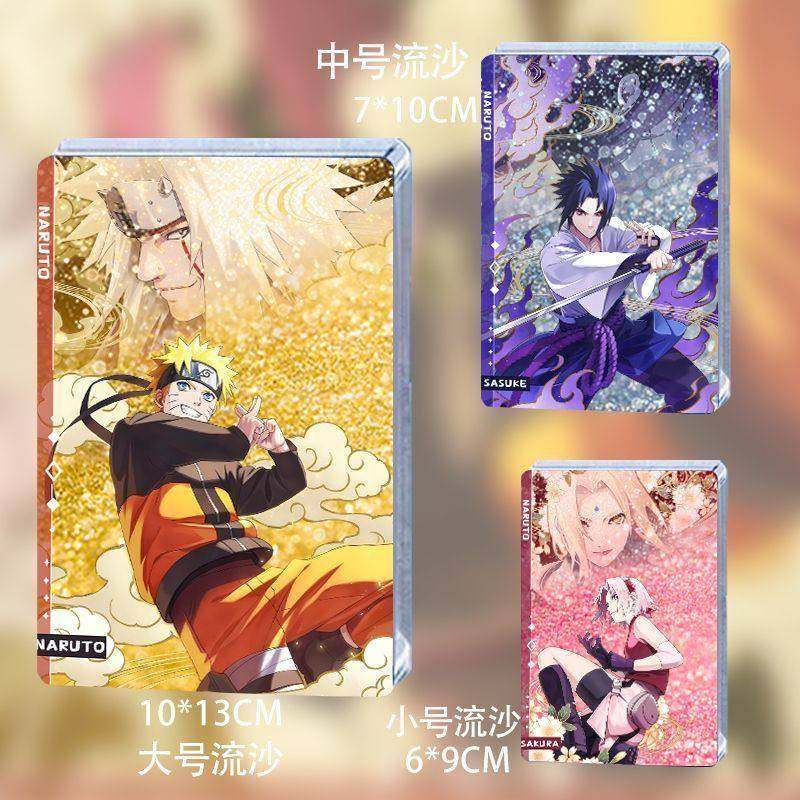 火影忍者漩涡鸣人佐助小樱木叶三忍第七班流麻流沙卡砖周边摆件谷