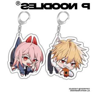 Chainsaw Man 电次玛奇玛帕瓦蕾塞 电锯人钥匙扣 压克力挂件周边