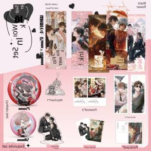 盗墓笔记黑花周边镭射票吧唧钥匙扣立牌盒装小卡明信片书签