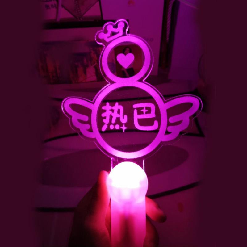 迪丽热巴周边同款手灯演唱会荧光棒粉丝应援棒发箍定制活动头箍