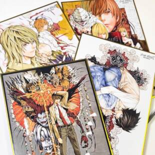 日谷散货死亡笔记原画展二弹DN色纸夜神月弥海砂爆款复刻