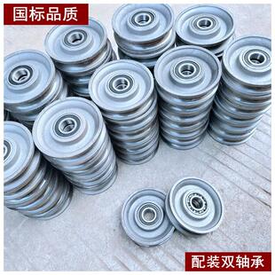定动滑轮组省力轮子轴承滚轮 小型滑轮地轮国标起重滑车钢丝绳吊装