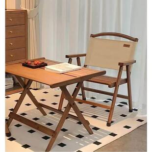 家用软椅凳便携式可调野营桌椅集可折叠帆布背椅户外设备