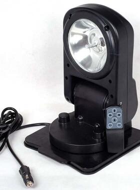 YFW6211遥控车载探照灯50WLED12V24V自动旋转灯75W氙气灯