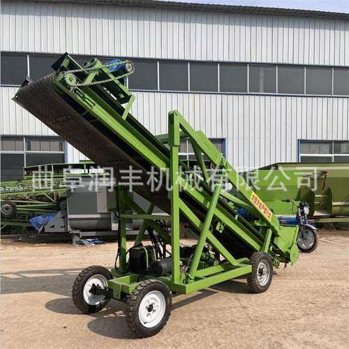 4米升降饲草取草车草垛切割牧场扒料机横移式草墙电动铲料车