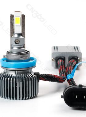 cn360 P60款64W冷白光高亮led汽车大灯近远光灯带高速风扇冷却H4