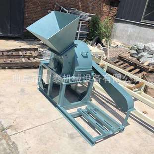 家具厂木板边角料粉碎机 秸秆稻草粉碎机 小型木头竹子削片机