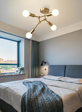 黄铜吸灯创意个性约北欧后代TS032简现餐厅过道走廊门厅全铜卧室