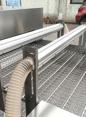 胆工业通过式高压水流超声波清清洗五金机25471铝件内喷淋洗线