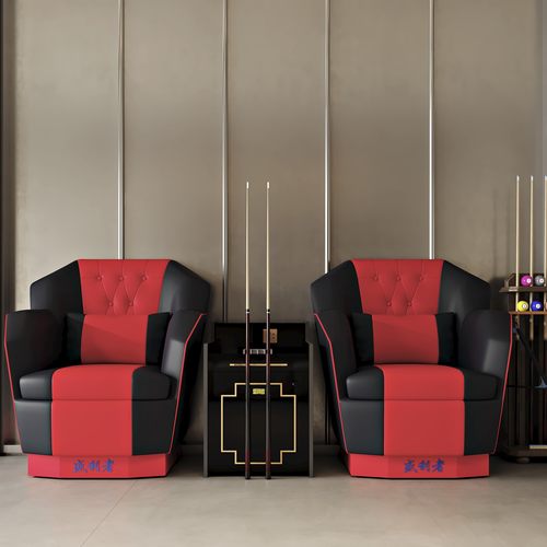 甲系列D02豪华VIP室观球椅台球室沙发台球厅