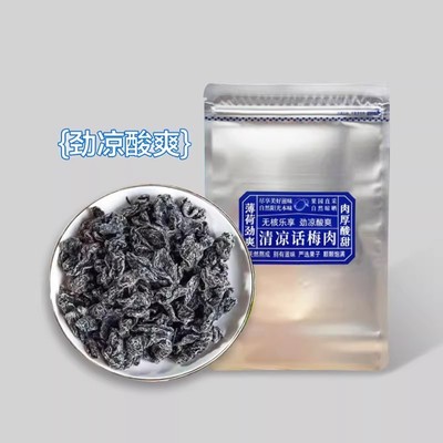 【劲凉】话梅条怀旧九制零食潮汕特产梅肉果脯蜜饯解馋办公室零食