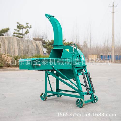 咸阳市养牛饲料铡草机青饲料铡草机视频新型多功能秸秆铡草机