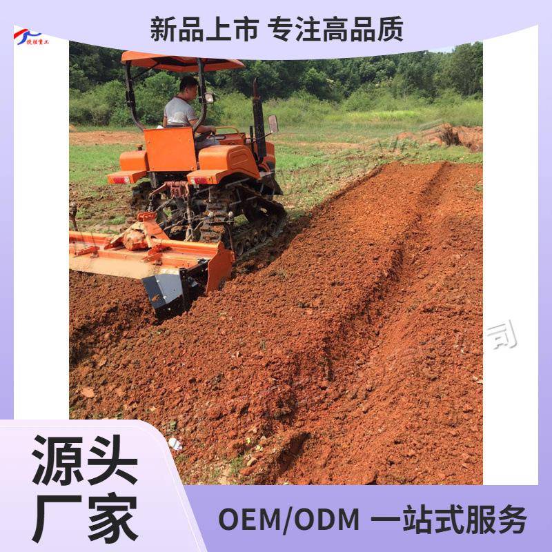 小型农用培土微耕机油菜起垄种植开沟机拖拉机后置式农田管理机