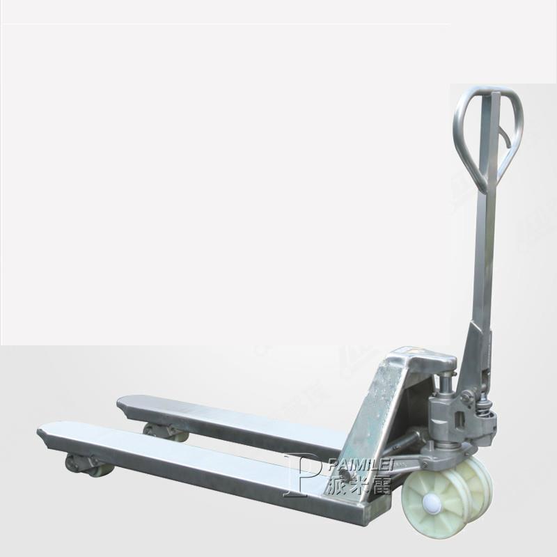 浙江宁波2吨吨5吨不锈钢精品搬运车电子秤称重液压托盘车手拉车