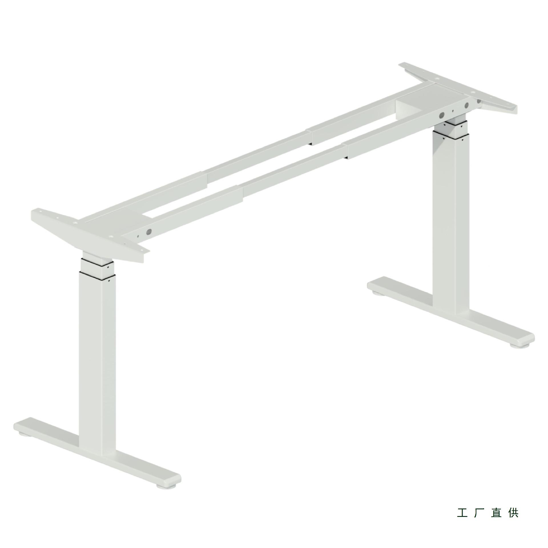 新智能电动升降23电脑降桌架款家可调高度办公桌用脚4腿升桌架脚