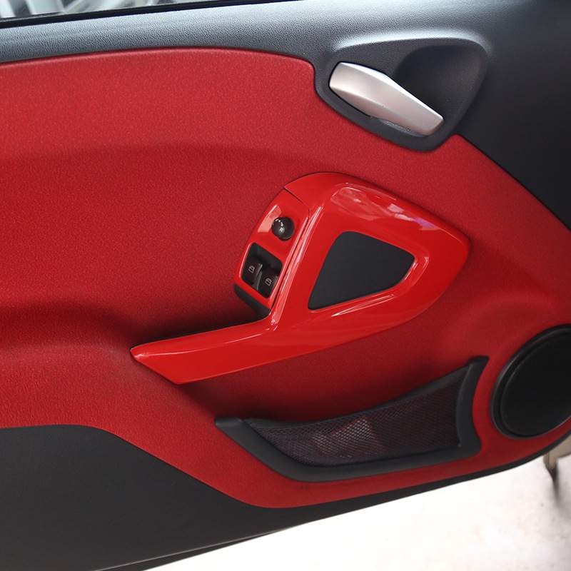 09-14款梅赛德斯451斯玛特电动窗扶手改装黑色碳纤维汽车配件大全