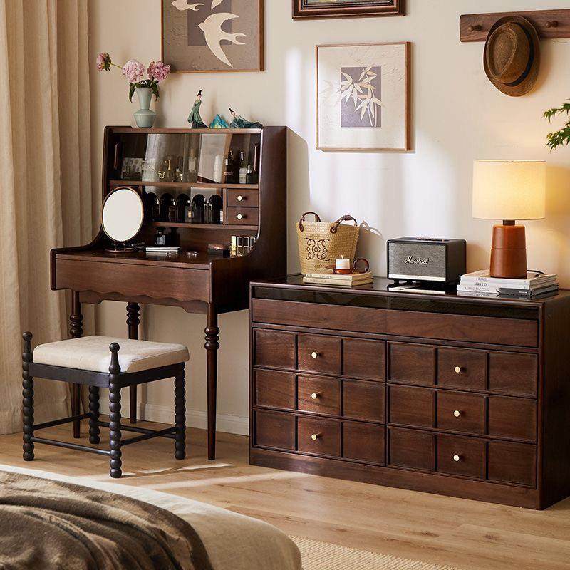 实木化妆化妆台黑色书桌梳柜妆台转角桃胡复古卧室斗一体床尾收纳,畜牧/养殖物资,特种养殖设备,淘宝优惠券,粉丝福利购,淘宝优惠卷