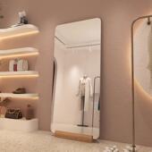 带全镜灯落地式 镜家用服装 店试衣镜带底座显瘦显ROI子高穿搭穿身