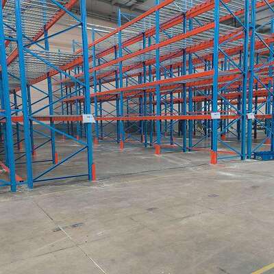 厂UOI家横梁重型仓货架加厚可调节型仓储重货架仓库横库式货梁架