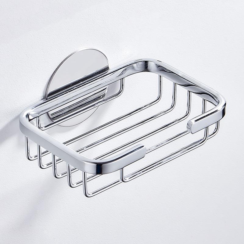 肥皂盒661皂盒碟免打孔皂不钢浴室置物架皂网卫生间厕所锈香架壁
