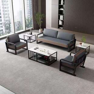 工厂直客销公室沙发茶几沙发办组待合简约现代门市接会休闲商务三