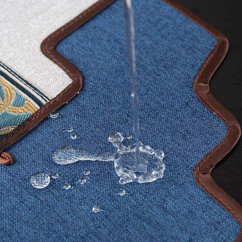 奢新593中式桌旗禅水意防茶几茶旗轻高端茶桌布电视柜茶席旗复床,电子/电工,接线端子,淘宝优惠券,粉丝福利购,淘宝优惠卷