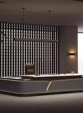 总裁椅组合老板公管董事tb-72383长总经理室家具领主导大班桌台办