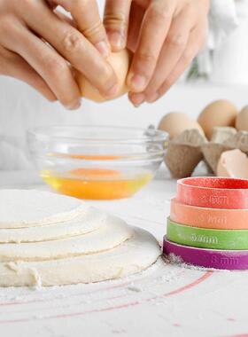 A6L3可04F76SM9SM调不锈钢调型擀面杖可宽度厚擀度刻度不沾烘焙一