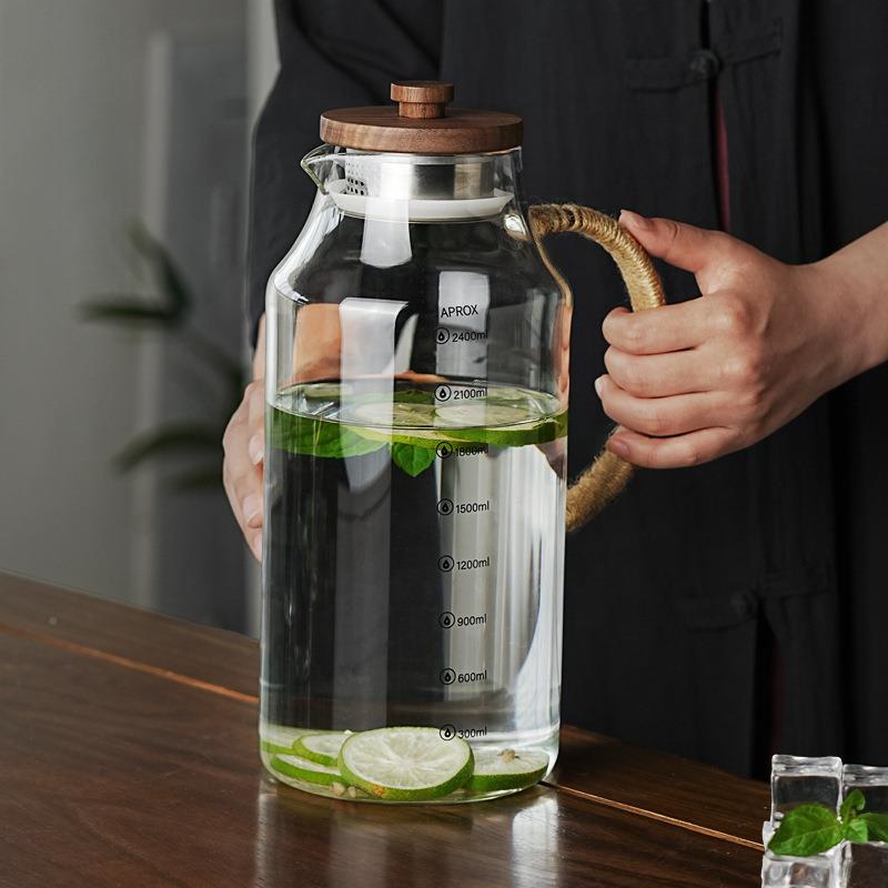 老式大容量家用冷水ALL9T9JJ壶205新款2加耐高温玻璃夏天客厚厅大