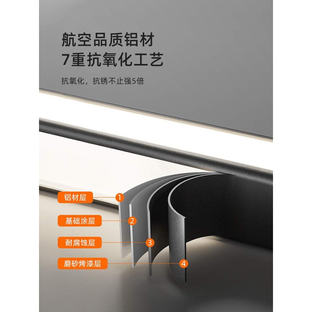 一字餐厅吊灯简约现代极简长条餐桌灯2023新款家用吧台吊灯茶室灯