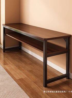 书条桌长习桌子80952长方形家用生学桌超窄桌子电学脑桌靠墙超长