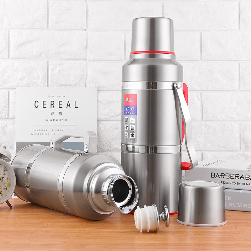 暖壶学生宿舍用安全保温壶家用热水A瓶304不锈钢内胆大容量4升水