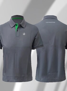 新款零跑汽车工作服4S店销售顾问短袖T恤POLPO衫售后工衣服装定制