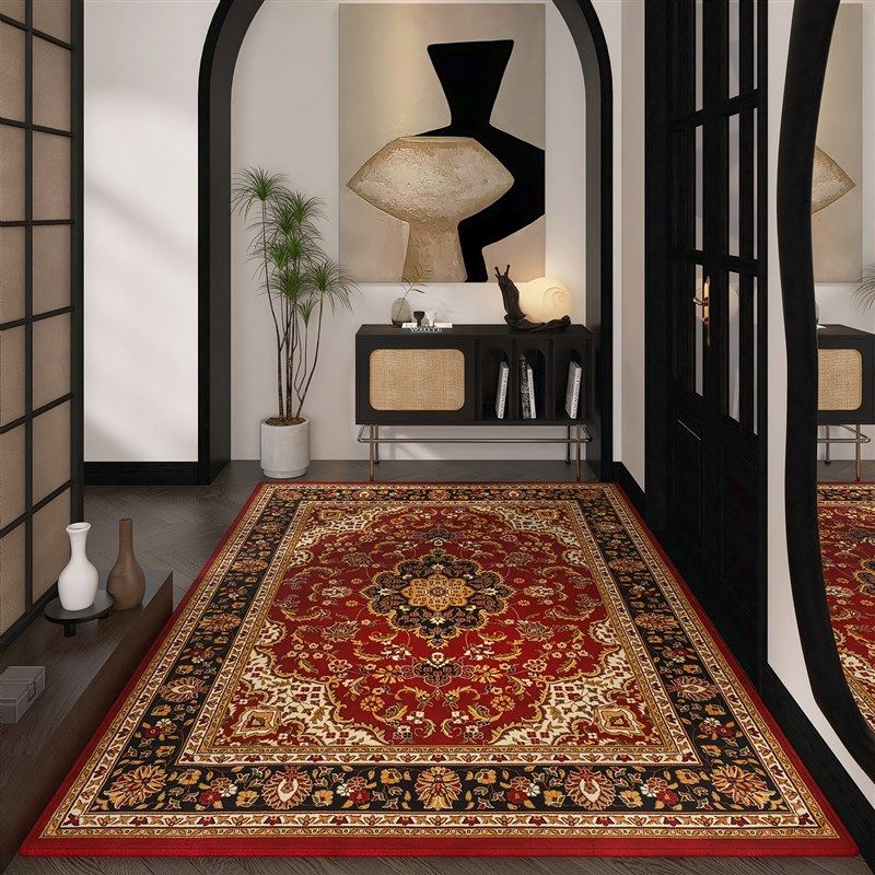 进门地垫入户门垫2024新款家用红地毯定制防滑Q大门口垫子玄关脚