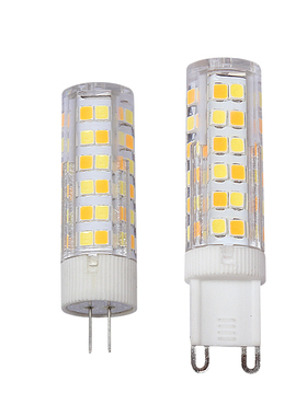 g4led灯e珠220v超高亮12VG9插泡插脚12W三色变光玉米小灯泡宽压