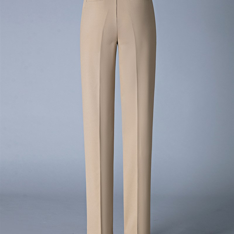 2024新款夏装中年妈妈裤子中老年C女裤高腰直筒夏季薄款休闲西装