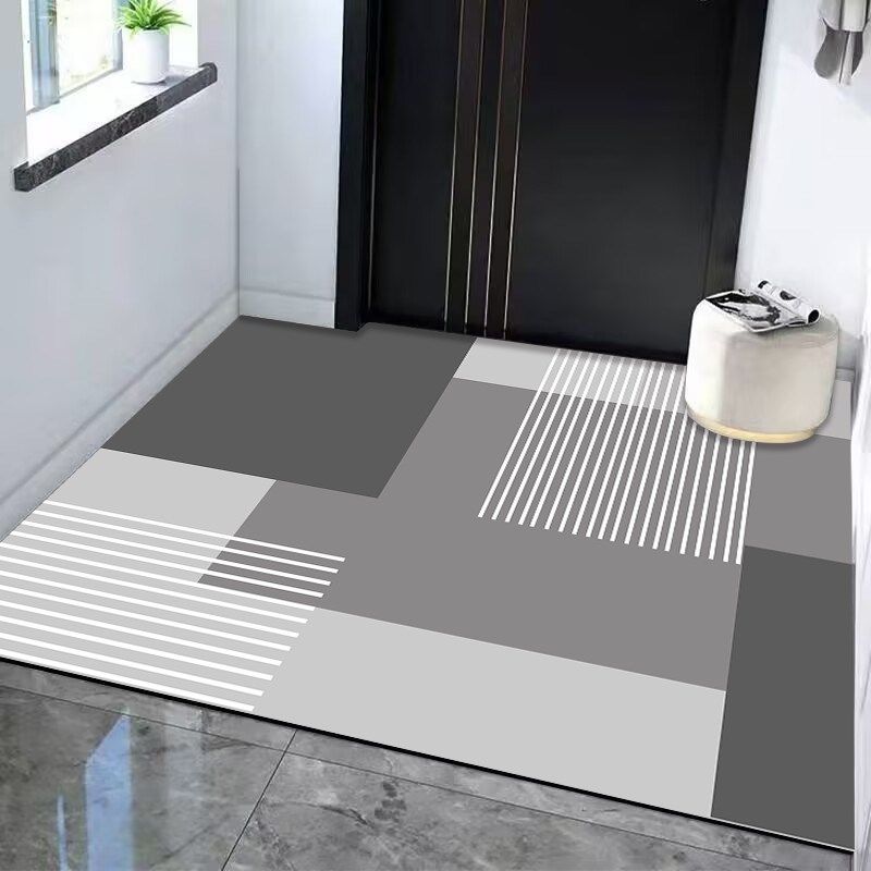 入户门地垫pvc可擦免洗进门门口地毯家用N防滑玄关脚垫皮革可裁剪