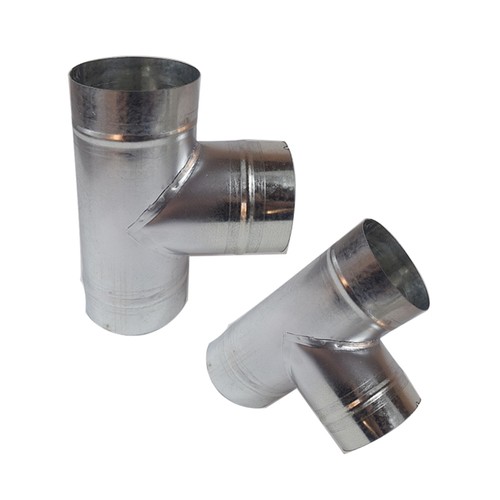 镀锌白铁皮风管三通接头排风管T型抽烟机排烟管16S0烟机180换气扇
