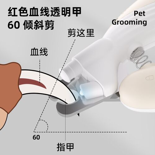猫咪指甲剪宠物狗狗指甲钳指甲刀新手专H用小型犬磨甲器剪指甲神