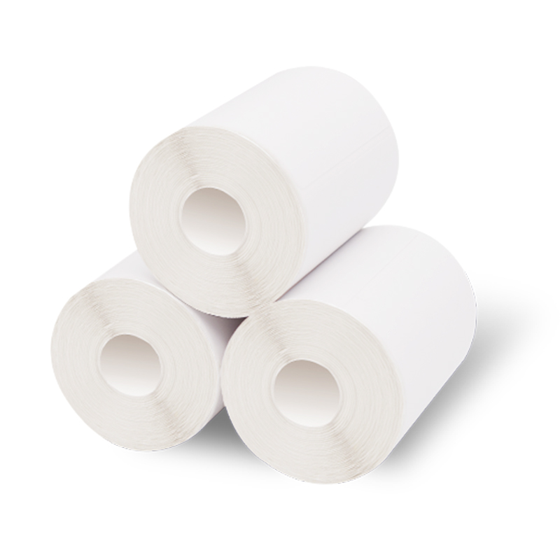 菜鸟驿站入库标签打印纸无卷芯A热敏纸快递60*40不干胶标贴纸