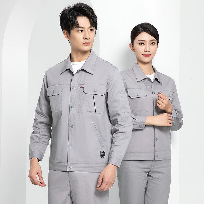 夏季工作服男装套装薄款长袖全棉电焊车间厂服劳保.服夏天工衣