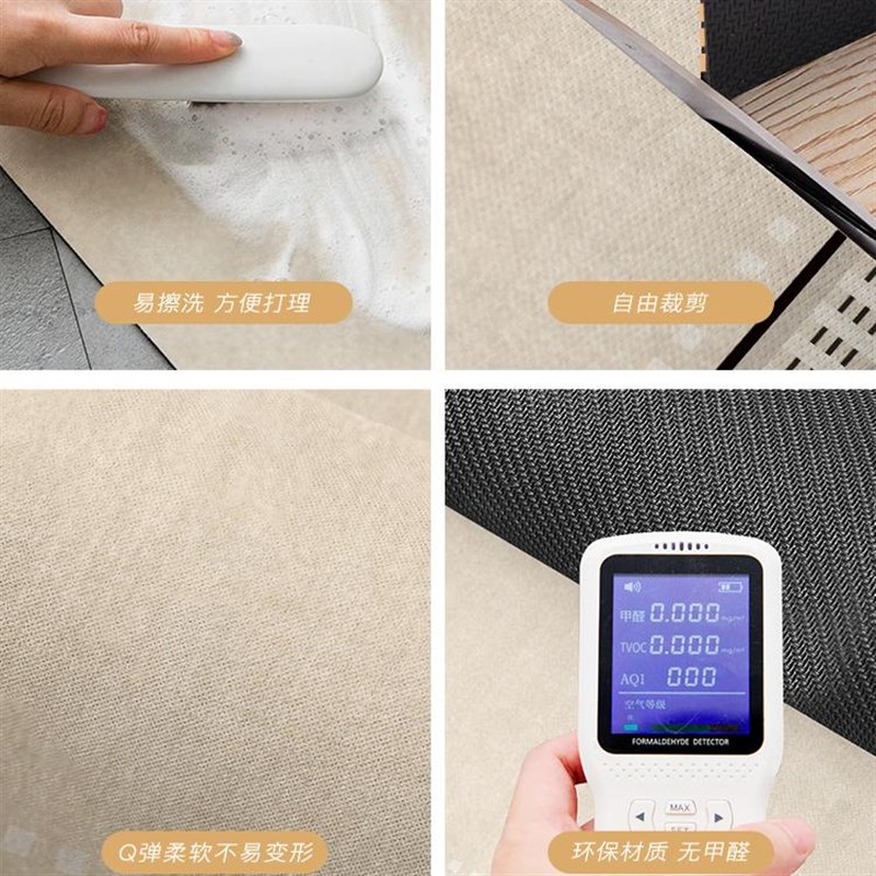 L型厨房b地垫可擦免洗防滑垫防油耐脏脚垫硅藻泥L形吸水垫