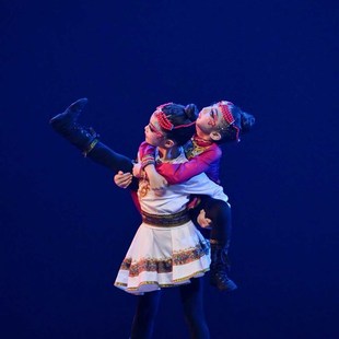 儿童蒙古舞蹈服装演出服女艺考民族风服装L蒙族服饰筷子舞表演出